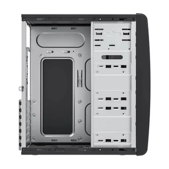  Корпус PowerCool S1008BK-2U3C-NP, без ТМ, NP (MidiTower, без БП, Black, 2*USB3.0+2*USB Type-C +HD Audio) 