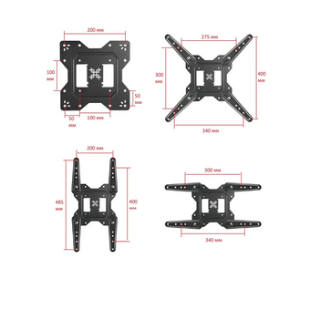  Кронштейн UniTeki FM1504B black 