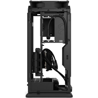  Корпус Fractal Design Mood (FD-C-MOD1N-02) без БП, Mini-Tower, 1x180mm, 2xUSB-A 3.0 + 1xUSB 3.2 Type-C, SFX PSU Support, mITX Black 