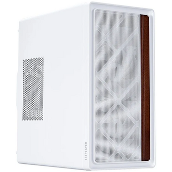  Корпус 1STPLAYER WD1 White (WD1-WH-3F-W) / mATX / 3x120mm fans 