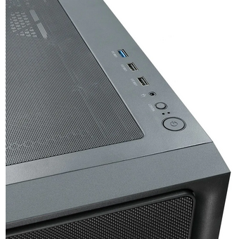  Корпус XASTRA A411M 4ARGB-FG Black (A411M-4FG12A) mATX/Mesh /ScrewlessTG+mesh panel/ 4x120mm ARGB PWM FG fans 