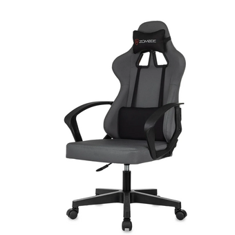  Кресло игровое Zombie 1 Grey серый/черный крестов. пластик 