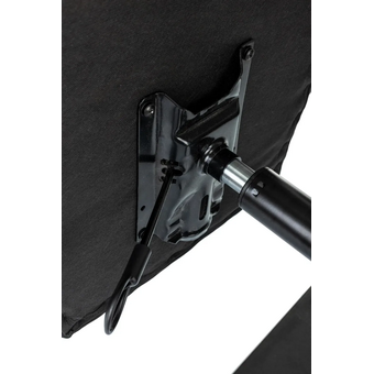  Кресло игровое Zombie 1 Black черный  крестов. пластик 