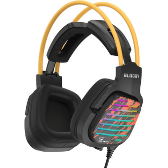  Наушники с микрофоном A4Tech Bloody G565 черный/рисунок 