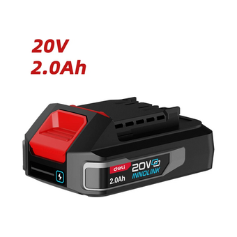  Набор аккумулятор и зарядное устройство Deli DE-CM20A2E (2АКБ 20V 2А*ч + ЗУ 2A, 20V) 