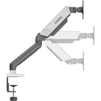  Кронштейн для мониторов ЖК Digma D-MM101 серый 