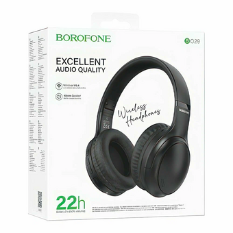  Наушники bluetooth BOROFONE BO29 Fascinador BT headphones черный 