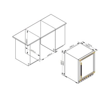 Винный шкаф Kaiser K 64800 AD 