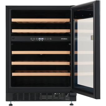  Встраиваемы винный шкаф Hyundai HBWC 0862 DUT черный 