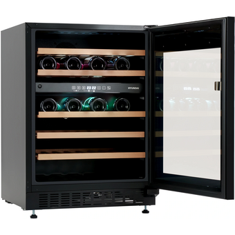  Встраиваемы винный шкаф Hyundai HBWC 0862 DUT черный 