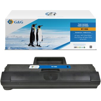  Картридж лазерный G&G GG-W1106A-N W1106A черный 1000стр для HP Laser 107a/107r/107w/135a MFP/135r MFP/135w MFP/137fnw MFP 