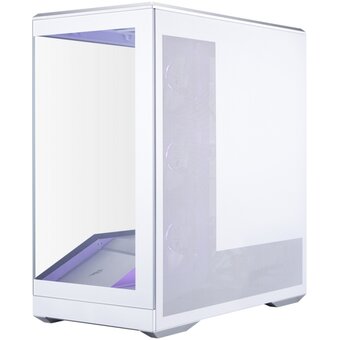  Корпус 1STPLAYER GM7 ARGB Silver (GM7-SV-3FN7R-W-1FN7-W) / ATX / 4x120mm ARGB fans 