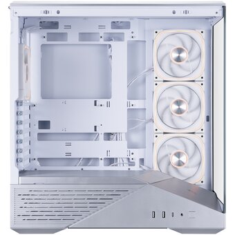  Корпус 1STPLAYER GM7 ARGB Silver (GM7-SV-3FN7R-W-1FN7-W) / ATX / 4x120mm ARGB fans 