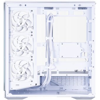  Корпус 1STPLAYER GM7 ARGB Silver (GM7-SV-3FN7R-W-1FN7-W) / ATX / 4x120mm ARGB fans 