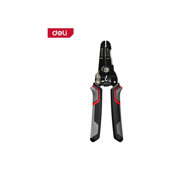  Инструмент для зачистки проводов Deli DL383028 диапазон зачистки 0,2-0,8мм, нержавеющая сталь, пружина с автоматическим возвратом 