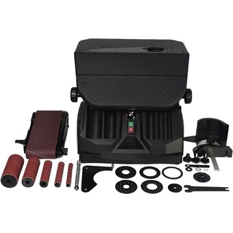  Осцилляционный шпиндельно-ленточный шлифовальный станок Bucktool OSM-2V 