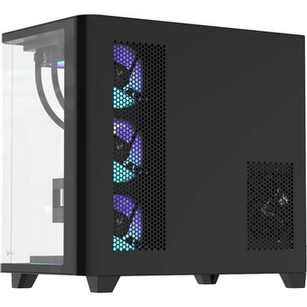  Корпус Formula Crystal U2 Floe, ATX, без БП, черный 