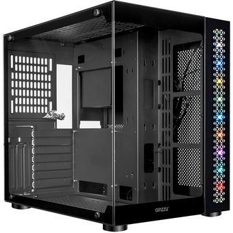  Корпус Ginzzu V501 закаленное стекло 1*USB 3.0,1*USB 2.0, AU ATX 