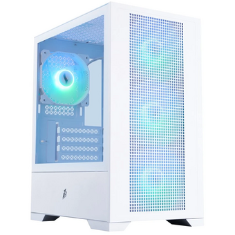  Корпус 1STPLAYER Go2 ARGB White (Go2-WH-4F7-W) / mATX / 4x120mm ARGB fans 