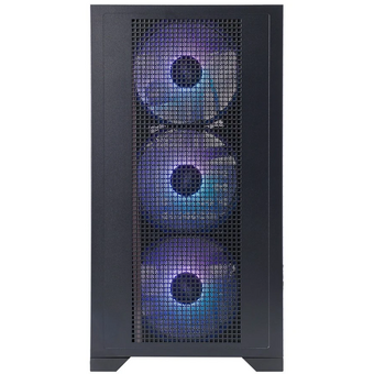  Корпус 1STPLAYER Go2 ARGB Black ( Go2-BK-4F7) / mATX / 4x120mm ARGB fans 