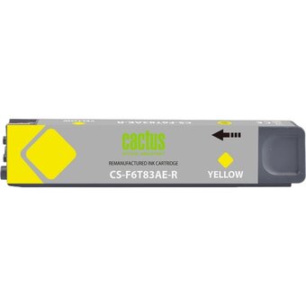  Картридж струйный Cactus CS-F6T83AE-R 973XL желтый 120мл для HP PageWide Pro 452dw/477dw 