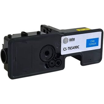  Картридж лазерный Cactus CS-TK5490С голубой 2400стр для Kyocera Ecosys PA2101cx/PA2101cwx/MA2101cfx/MA2101cwfx с чипом 