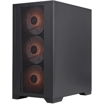 Корпус 1STPLAYER Go2 ARGB Black ( Go2-BK-4F7) / mATX / 4x120mm ARGB fans 