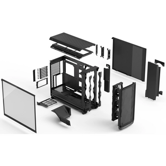  Корпус Fractal Design Meshify 3 XL TG Light Tint (FD-C-MES3X-02), без БП, Full-Tower, 3x140mm, 2xUSB-A 3.2 + 1xUSB Type-C SSI-EEB 