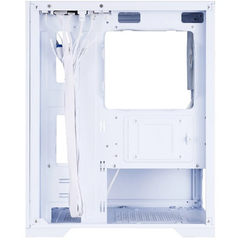  Корпус 1STPLAYER Go2 ARGB White (Go2-WH-4F7-W) / mATX / 4x120mm ARGB fans 