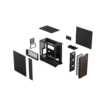  Корпус Fractal Design North XL (FD-C-NOR1X-01), без БП, Full-Tower, 3x140mm, 2xUSB-A 3.0 + 1xUSB 3.2 Type-C E-ATX, ATX, mITX Wood panel 
