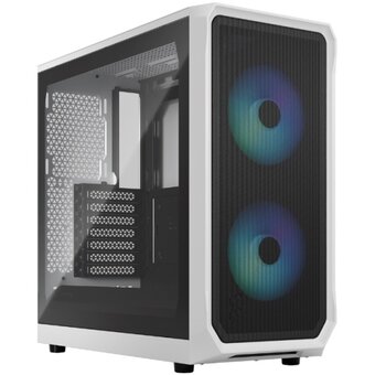  Корпус Fractal Design Focus 2 RGB (FD-C-FOC2A-04) без БП, Midi-Tower, 2x140mm 2xUSB-A 3.2 ATX, mITX White 