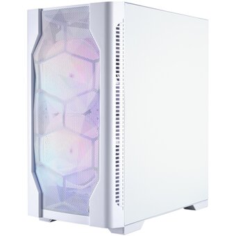  Корпус 1STPLAYER DK D4-M FRGB White (D4-M-WH-2F1P-W-1F1-W) / mATX / 2x140mm 1x120mm FRGB fans 
