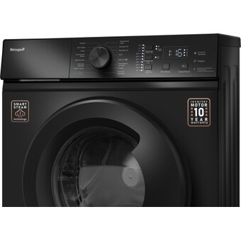  Стиральная машина Weissgauff WM 4527 DC Inverter Steam Black 