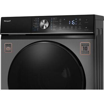  Стиральная машина Weissgauff WM 47148 DC Inverter Steam Deep Grey 