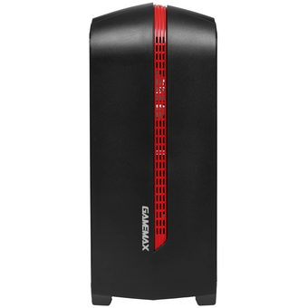  Корпус GameMax Centauri Black Red без БП (ATX,Черн.-кр,USB3.0, Зак.стекло, 1*120мм. RGB, пыл.фильтр) 