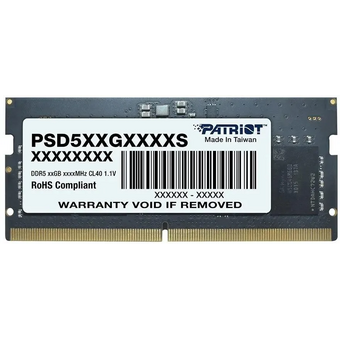  ОЗУ Patriot Signature Line PSD532G56002S DDR5 32GB 5600MHz SO-DIMM Single 1*32GB CL46 46-46-46-90 1.1V 