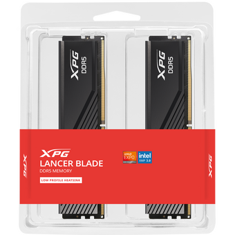  ОЗУ ADATA XPG Lancer Blade Black RGB (AX5U5600C468G-DTLABBK) 16GB DDR5 5600 DIMM CL 46, Intel XMP 3.0 / AMD EXPO 