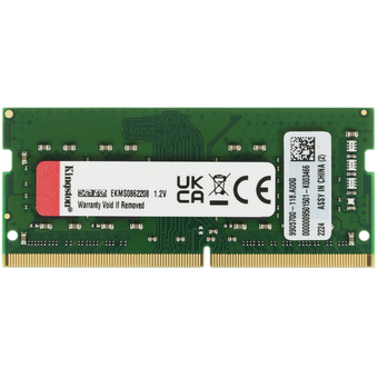  ОЗУ Kingston KVR32S22S8/8WP 8GB DDR4 3200 SO DIMM ValueRAM Non-ECC, CL22, 1.2V, 1Rx8, RTL 