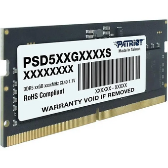  ОЗУ Patriot Signature Line PSD532G56002S DDR5 32GB 5600MHz SO-DIMM Single 1*32GB CL46 46-46-46-90 1.1V 