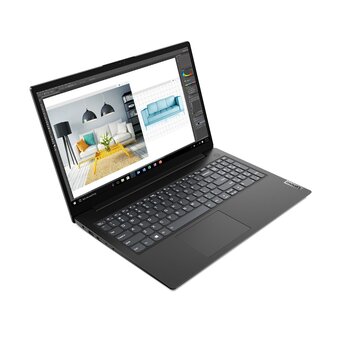  Ноутбук Lenovo V15 G2 IJL (82QY00SGAK) Intel Celeron N4500 1100MHz/15.6"/1920x1080/8GB/256GB SSD/Intel UHD Graphics/Wi-Fi/Без ОС Black 