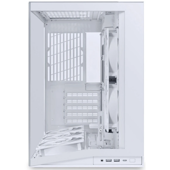  Корпус Lian Li O11 Dynamic Mini V2 Flow (G99.O11DMIV2FW.R0) / White / 5 x 120mm PWM Fan / Mid-Tower, TG 