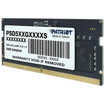  ОЗУ Patriot Signature Line PSD532G56002S DDR5 32GB 5600MHz SO-DIMM Single 1*32GB CL46 46-46-46-90 1.1V 