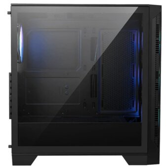  Корпус MSI Mag Forge 320R Airflow (306-7G23R27-HH9), без БП, Midi-Tower, TG, 4x120mm ARGB, 2xUSB 3.2, ATX, mITX Black 
