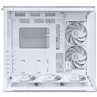  Корпус Lian Li O11 Dynamic Mini V2 Flow (G99.O11DMIV2FW.R0) / White / 5 x 120mm PWM Fan / Mid-Tower, TG 