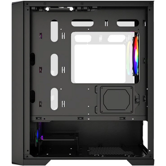  Корпус Powercase Alisio Micro X4B V2 LE (CAMCXB-A4-LE), Tempered Glass, 4х 120mm ARGB PWM fans, чёрный, mATX 