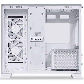  Корпус Lian Li O11 Dynamic Mini V2 Flow (G99.O11DMIV2FW.R0) / White / 5 x 120mm PWM Fan / Mid-Tower, TG 