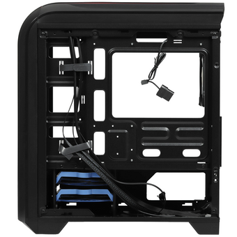  Корпус GameMax Centauri Black Red без БП (ATX,Черн.-кр,USB3.0, Зак.стекло, 1*120мм. RGB, пыл.фильтр) 