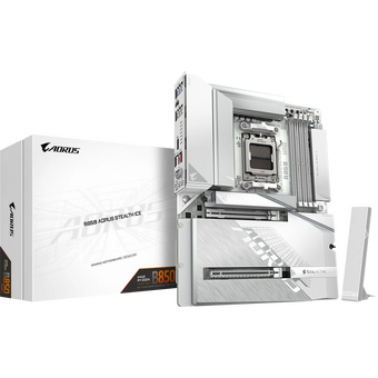  Материнская плата Gigabyte B850 Aorus Stealth Ice 