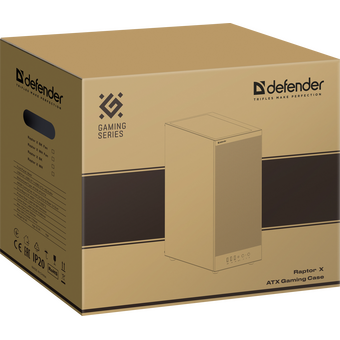 Корпус Defender RaptorX (25121) черный, ATX, USB3.0, w/o fans 