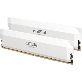  ОЗУ Crucial Pro Gaming by Micron CP2K32G64C40U5W DDR5-6400 64GB Kit (2x32GB) UDIMM CL40 White 1.35V, 1 Year Warrаnty 